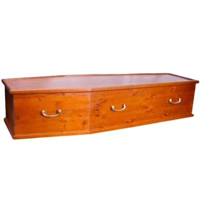 Cercueil en bois de sapin adulte en style russe