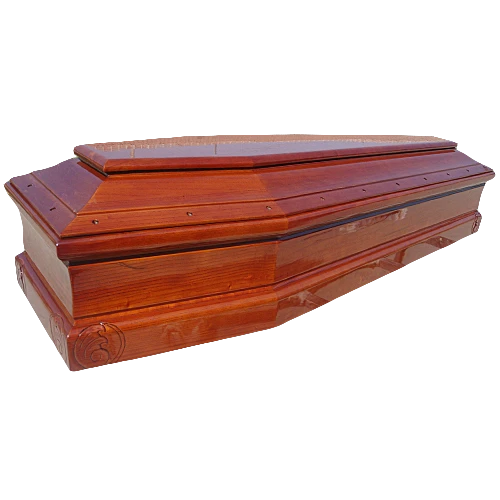 Shandong Factory Solid Paulownia Coffin For Western Europe Procurement suppliers